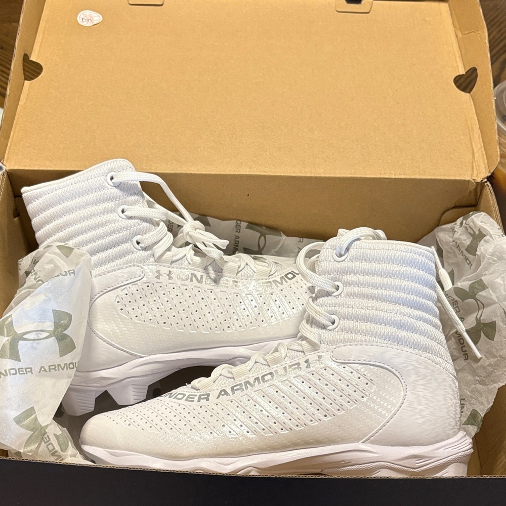 Under Armour White High-Top Athletic Shoes